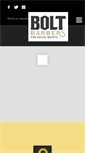 Mobile Screenshot of boltbarbers.com